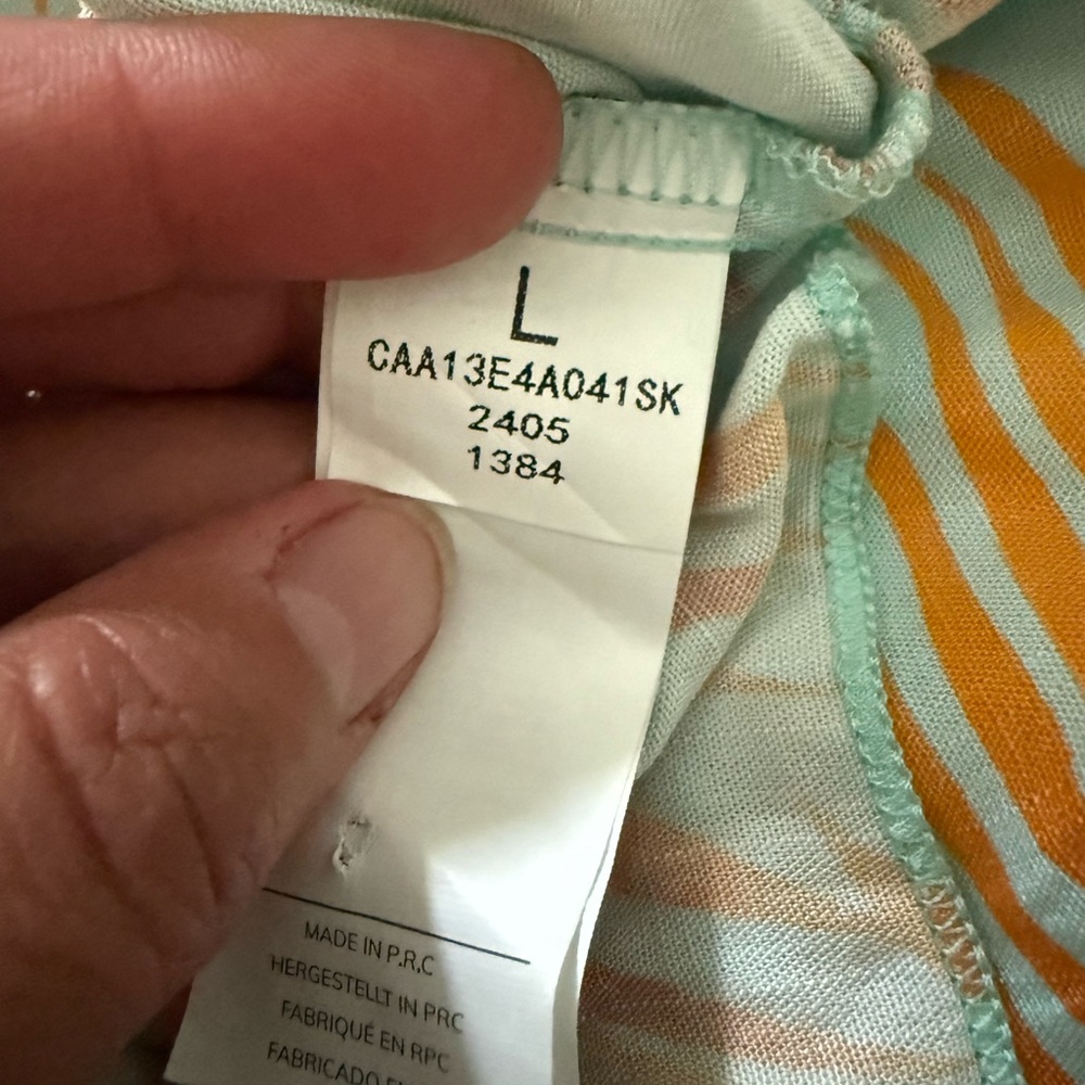 NWOT Striped Short Sleeve Romper (Shorts) - Picture 13 of 16